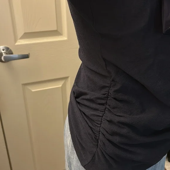 Ralph Lauren Midnight Blue Blouse Size Small - Picture 9 of 14